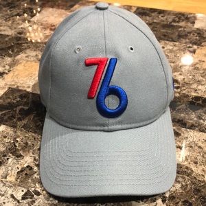 New Era Philadelphia 76ers City Edition Adjustable Hat - Gray